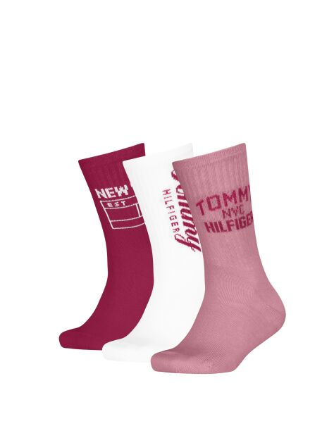 Multi Tommy Hilfiger Kids' Crew Socks 3 Pack  Kids Unisex