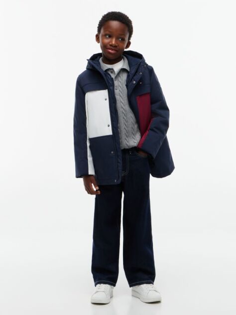 Blue 3-In-1 Relaxed Parka Jacket  Boys