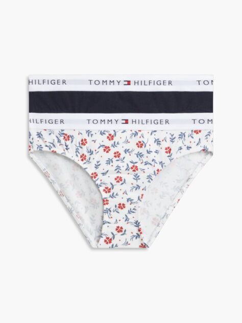 Blue 2-Pack Signature Essential Print Briefs  Girls