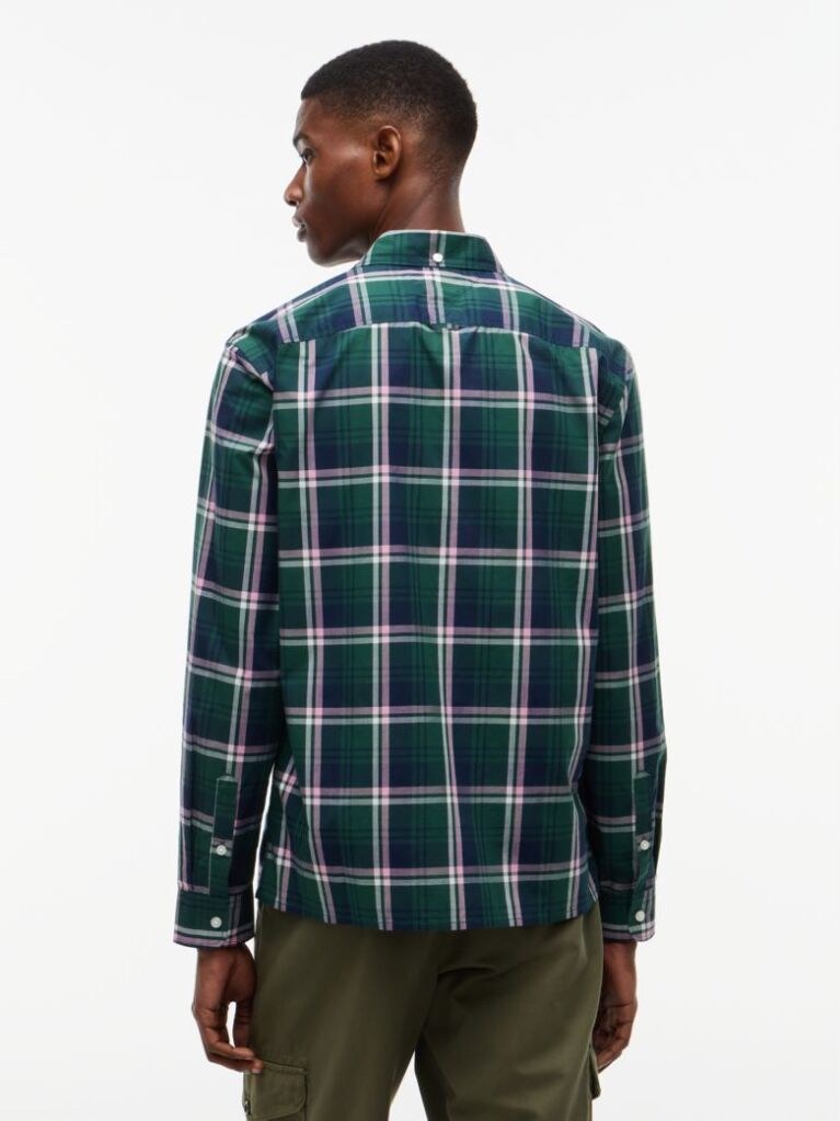 Multi Regular Fit Pattern Poplin Shirt  Men