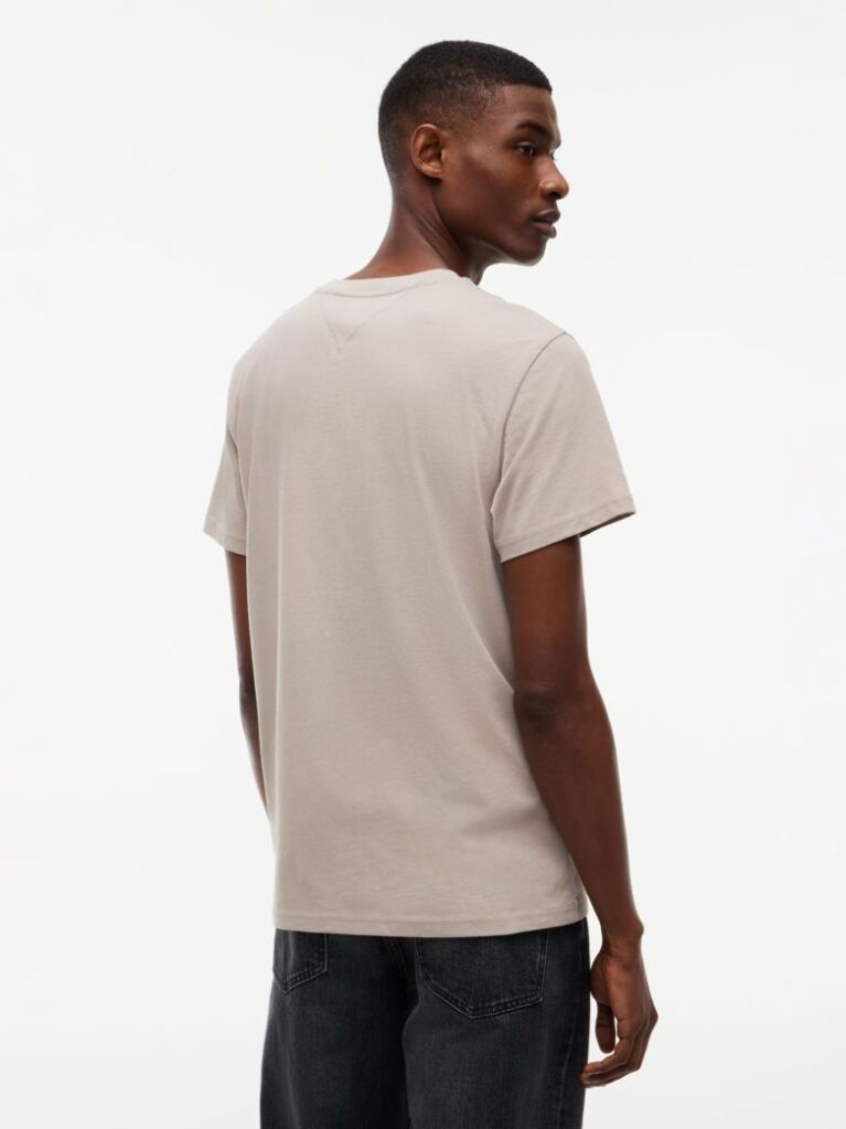 Brown Logo Graphic Slim Crew Neck T-Shirt  Men