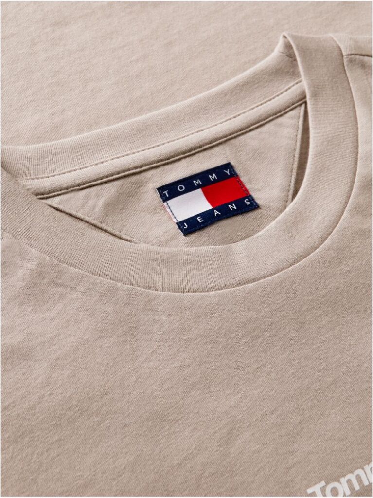Brown Logo Graphic Slim Crew Neck T-Shirt  Men