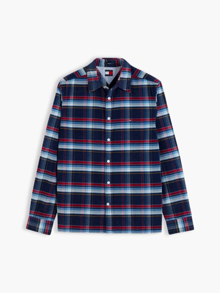Multi Regular Fit Pattern Dobby Corduroy Shirt  Men
