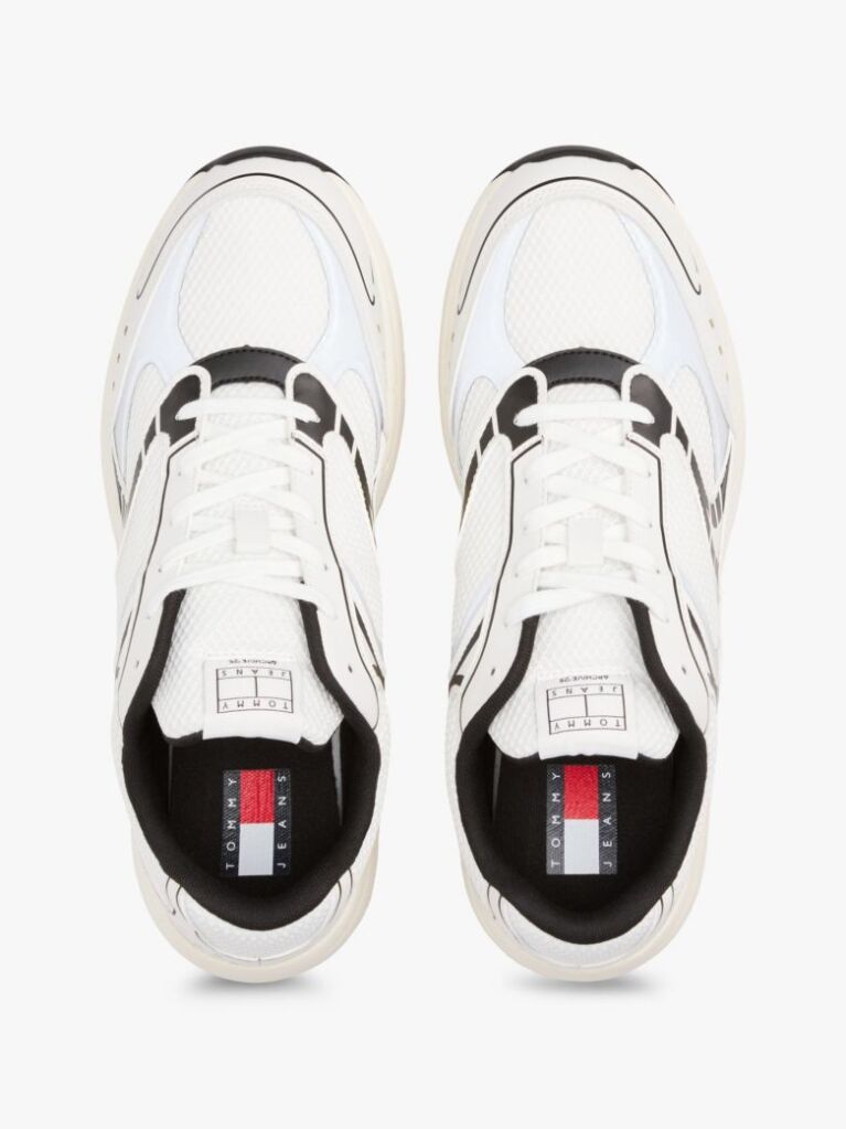 Black Mixed Texture Archive Runners  Men