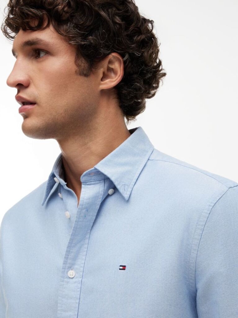 Blue Heritage Regular Fit Oxford Shirt  Men
