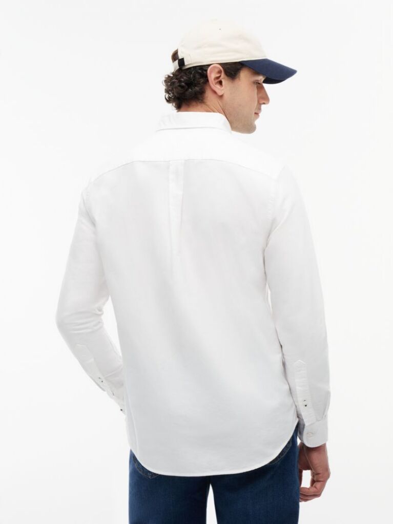 White Heritage Regular Fit Oxford Shirt  Men