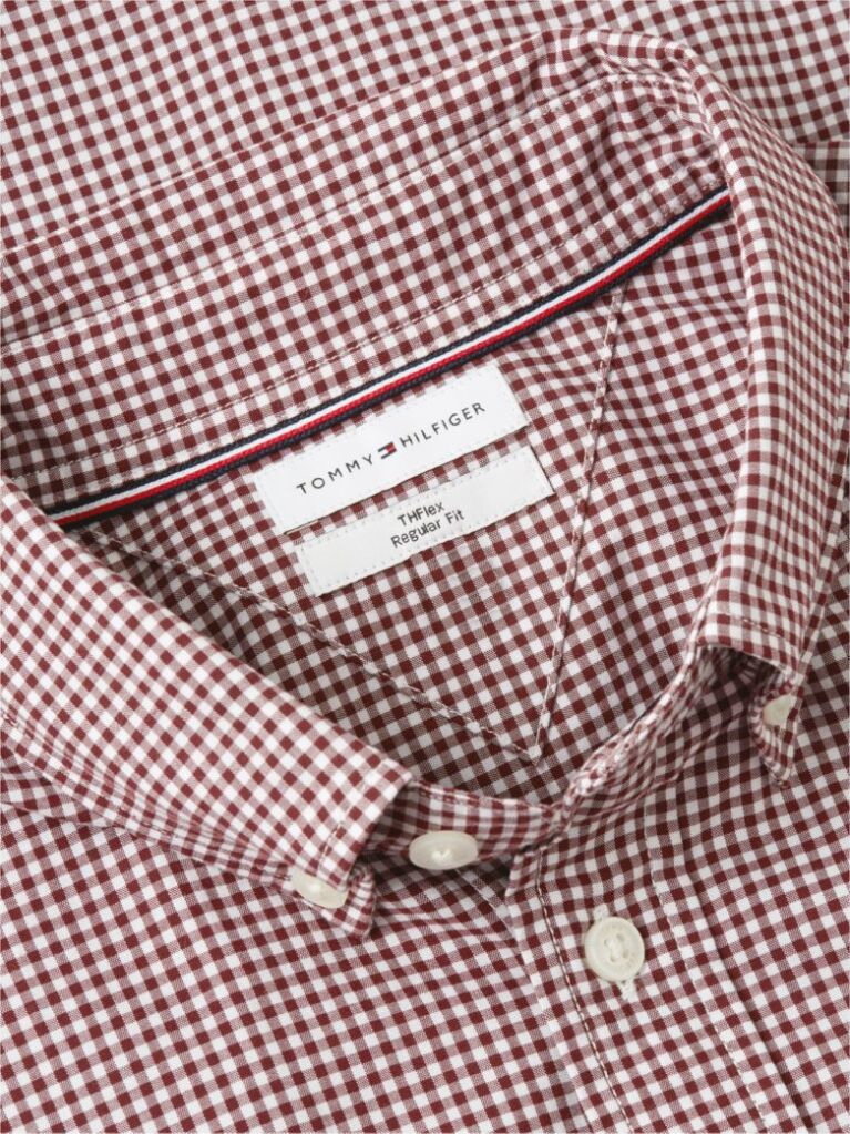 Multi Regular Fit Flex Gingham Shirt  Men