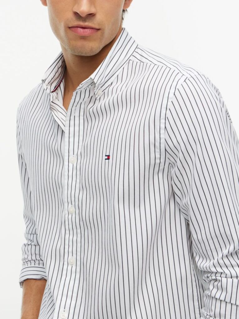 Multi Regular Fit Flex Stripe Shirt  Men