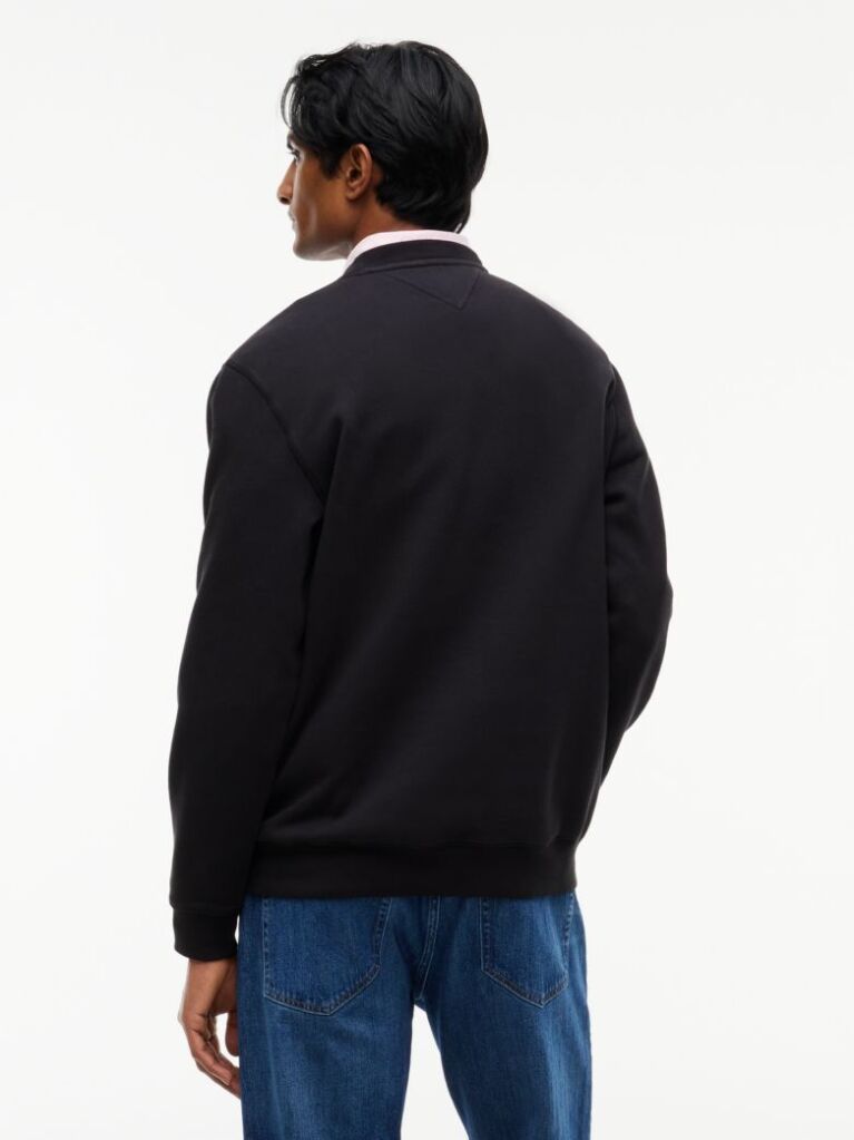 Black Badge Fleece Crew Neck Sweatshirt  Men