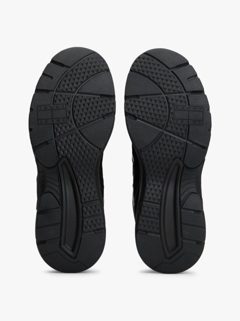 Black Archive Mixed Texture Trainers  Men