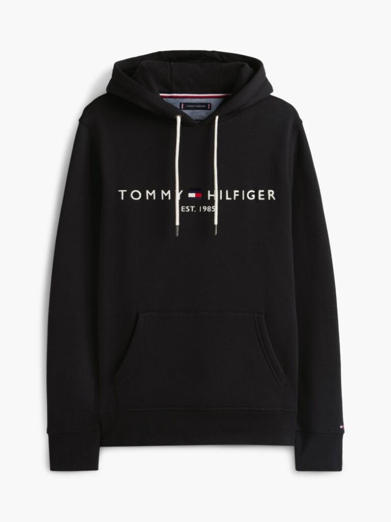 Black TOMMY LOGO HOODY  Men