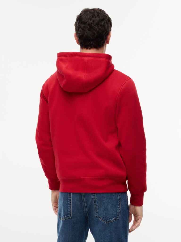 Red Tommy Logo Hoody  Men