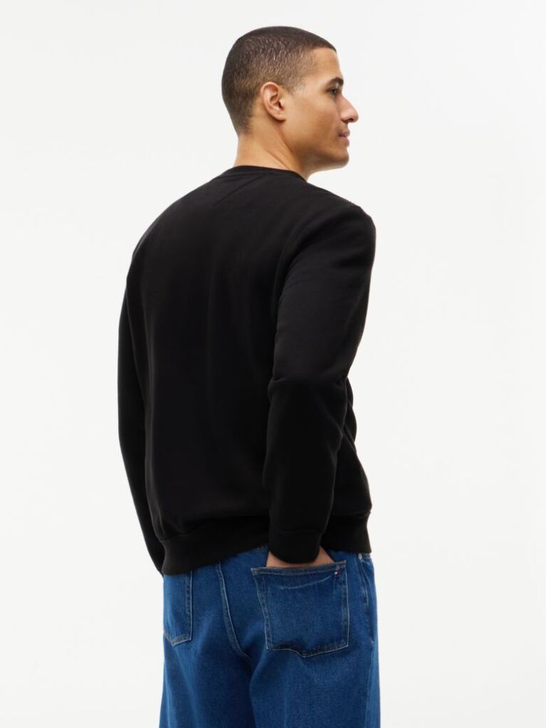Black Fleece Crew Neck Sweatshirt  Men