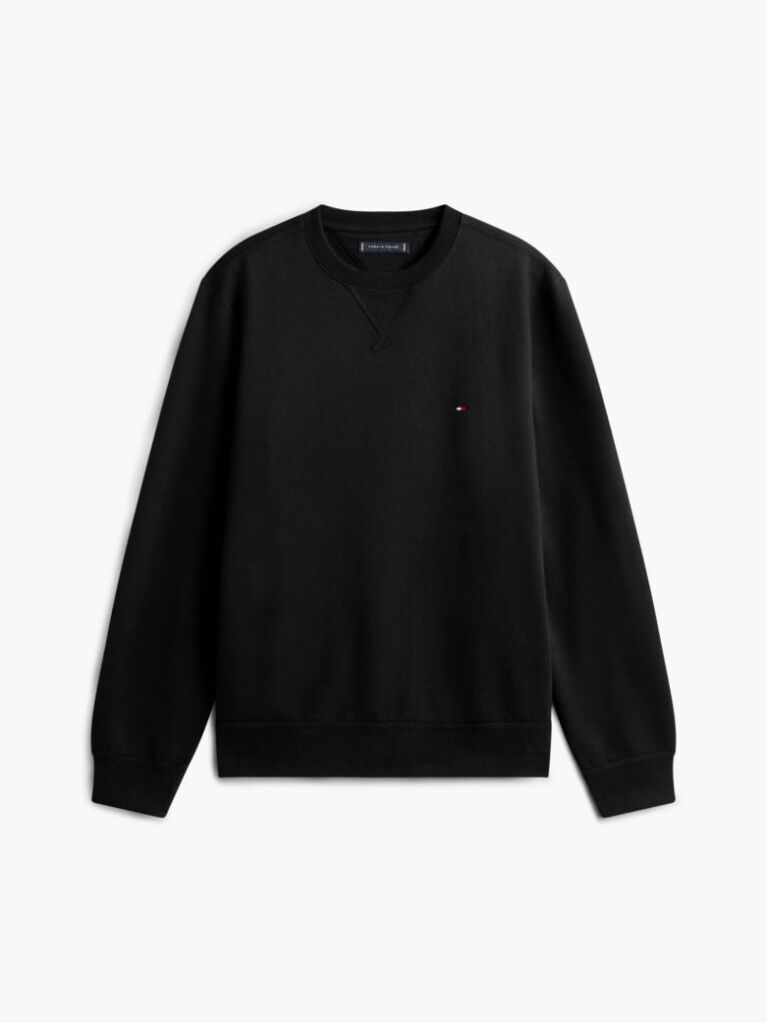 Black Fleece Crew Neck Sweatshirt  Men