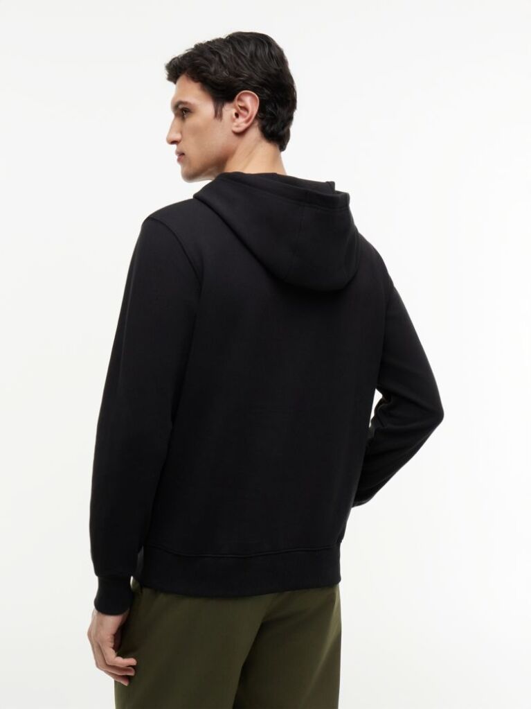 Black Flag Embroidery Terry Hoody  Men