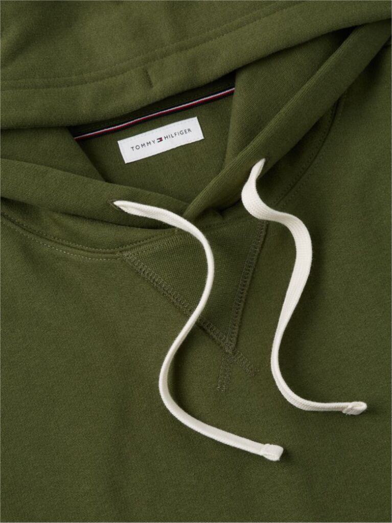 Green Flag Embroidery Fleece Hoody  Men