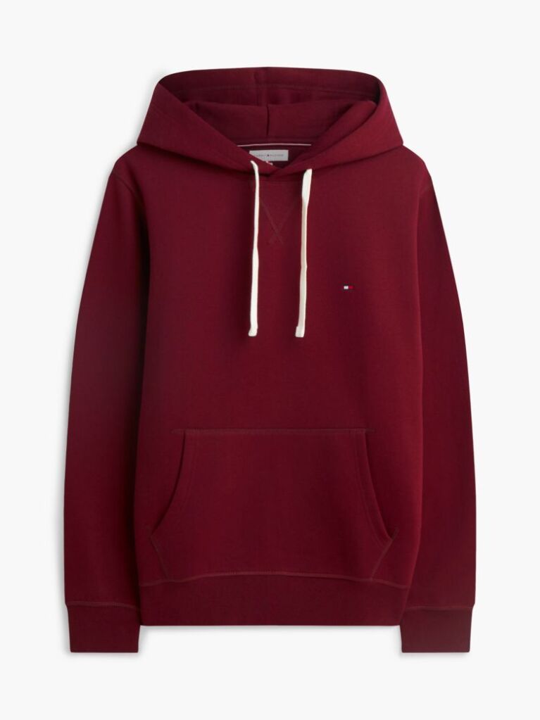 Red Flag Embroidery Fleece Hoody  Men