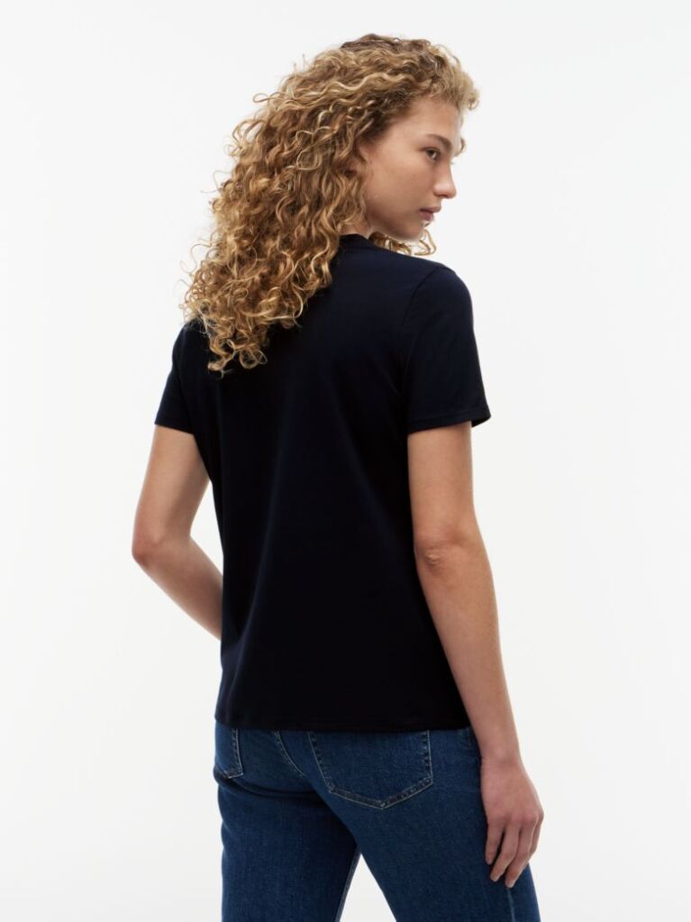 Blue 1985 Collection Signature Logo T-Shirt  Women