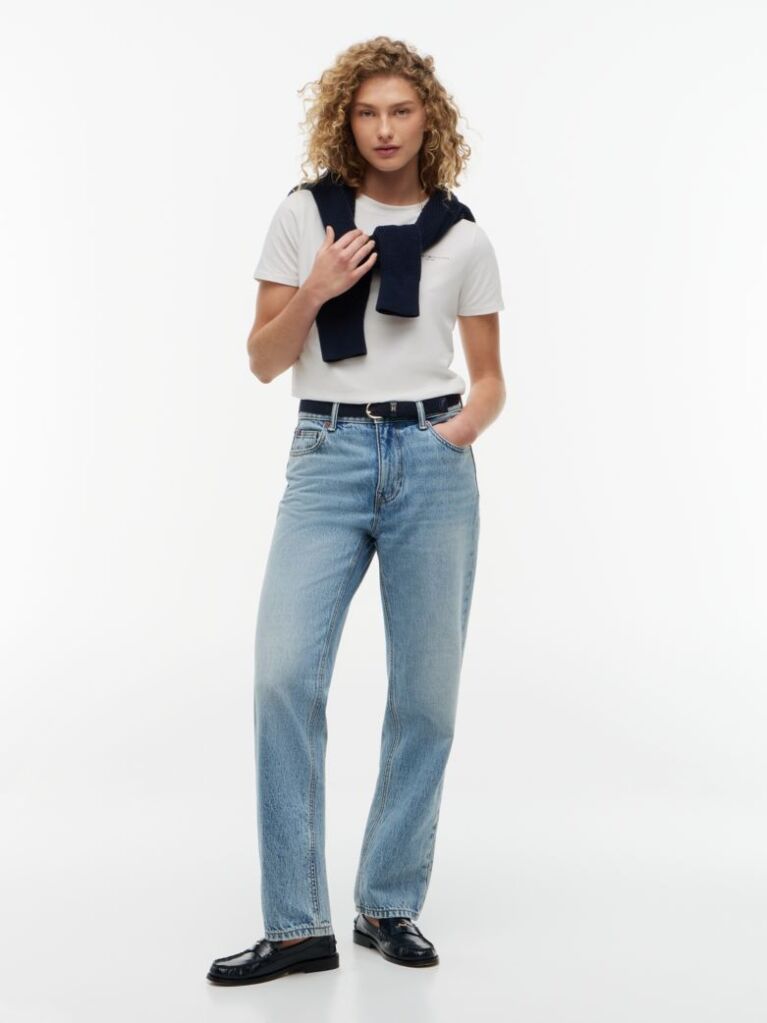 White 1985 Collection Signature Logo T-Shirt  Women