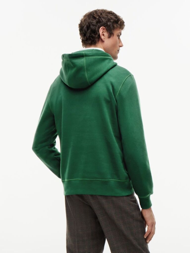 Green Tommy Logo Hoody  Men