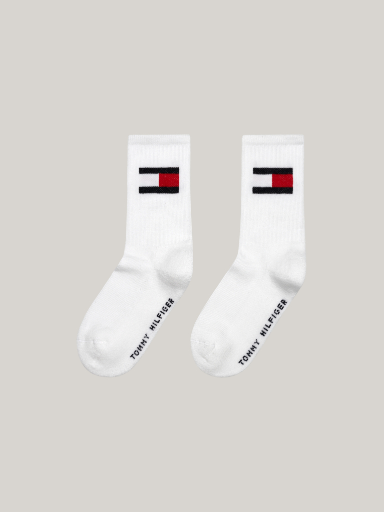 White Tommy Hilfiger Socks 2 Pack  Kids Unisex