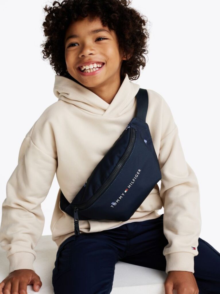Blue Kids' Essential Logo Bum Bag  Kids Unisex
