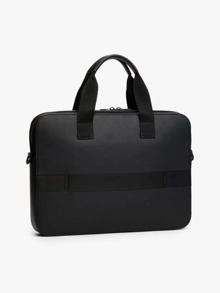 Black TH Monogram Laptop Bag  Men