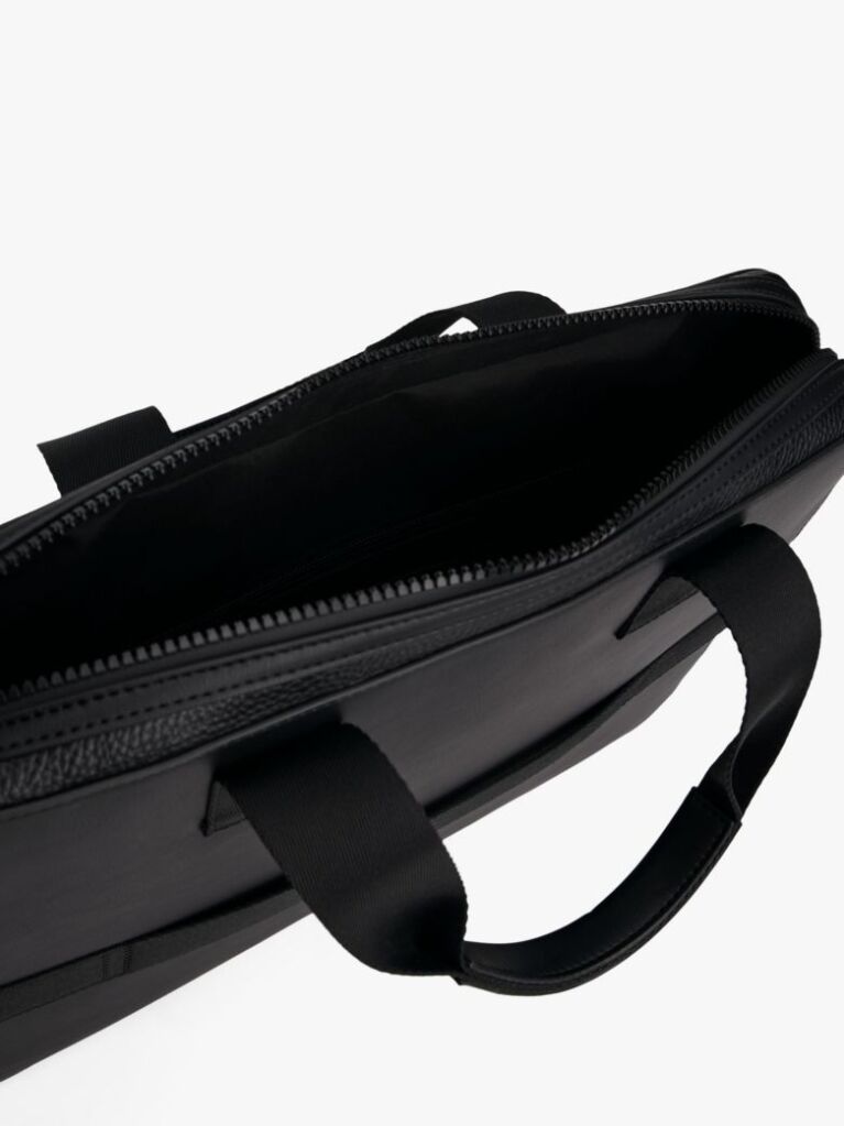Black TH Monogram Laptop Bag  Men