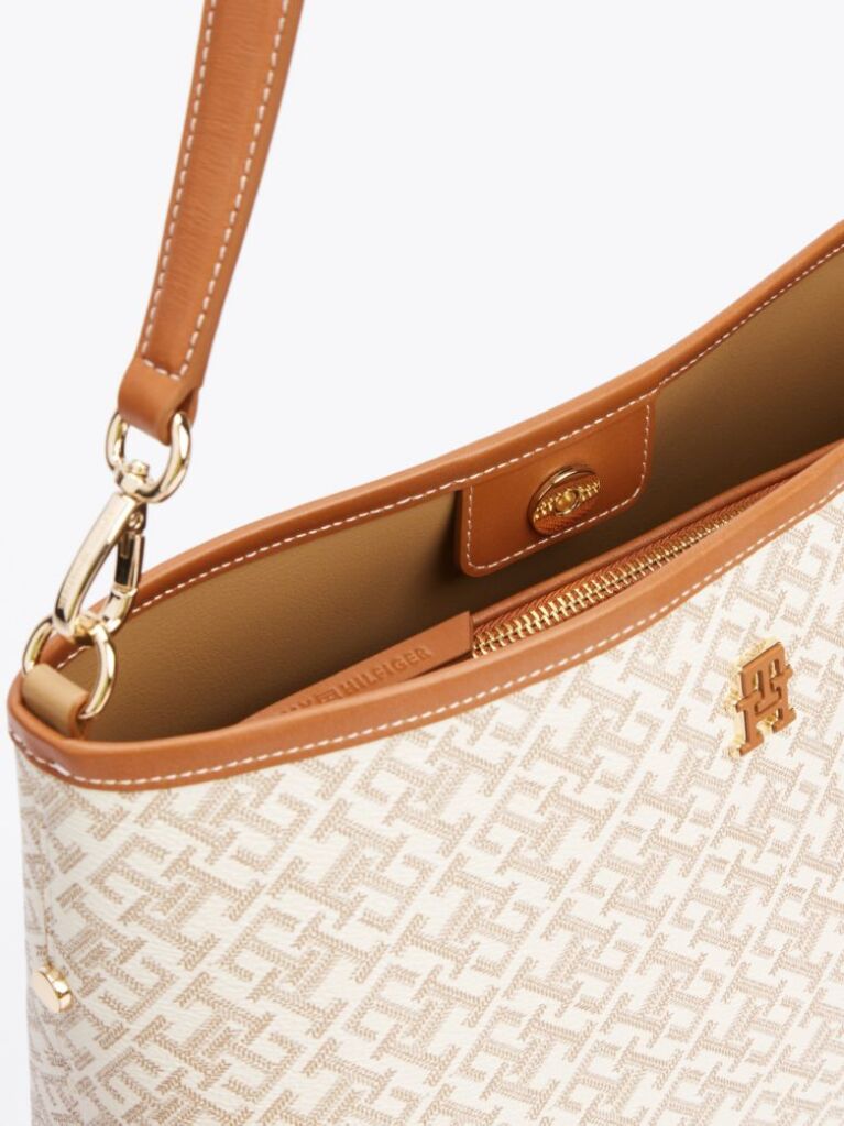 Brown TH Monoplay Smooth Shoulder Bag  Women