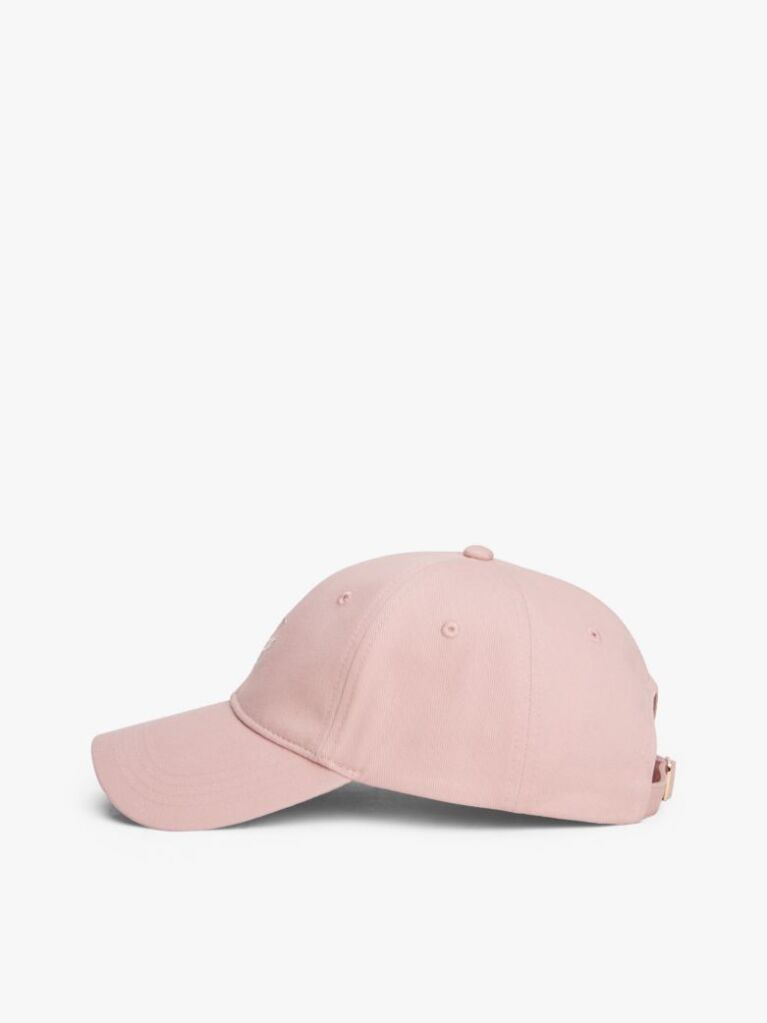 Pink TH Monogram Embroidery Baseball Cap  Women