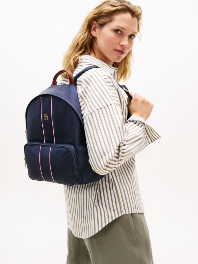 Blue Popette Dome Backpack  Women