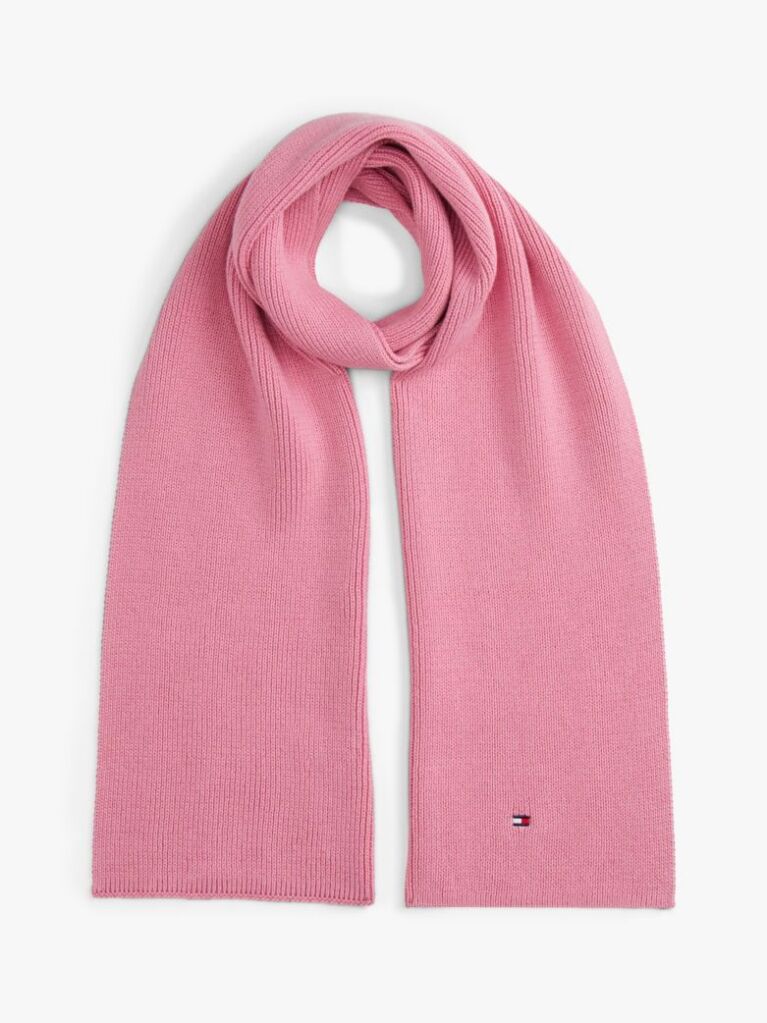 Pink Kids’ Rib-Knit Scarf  Kids Unisex