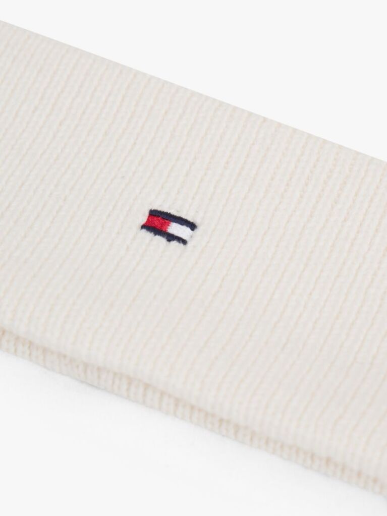 White Essential Kids' Twist Flag Headband  Kids Unisex