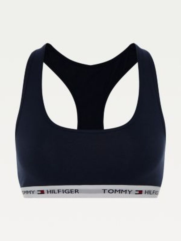 Blue Cotton Bralette Iconic  Women
