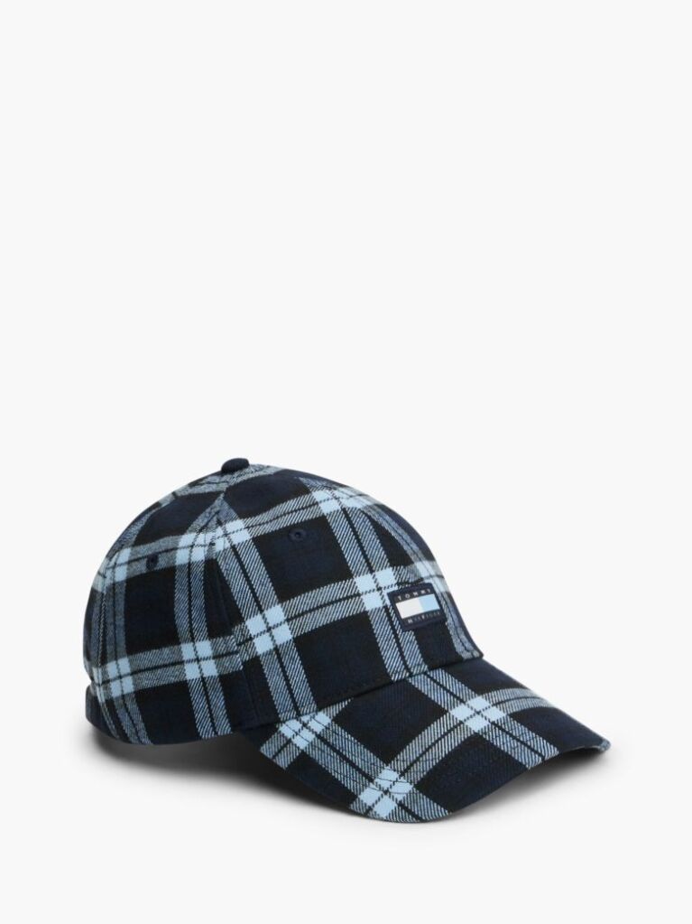 Blue Tommy Hilfiger x FRGMT Check Baseball Cap  Men