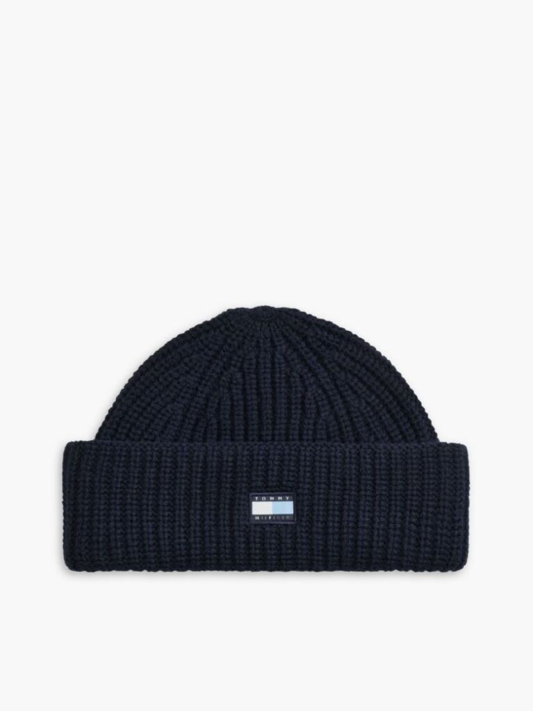 Blue Tommy Hilfiger x FRGMT Pure Wool Short Beanie  Unisex