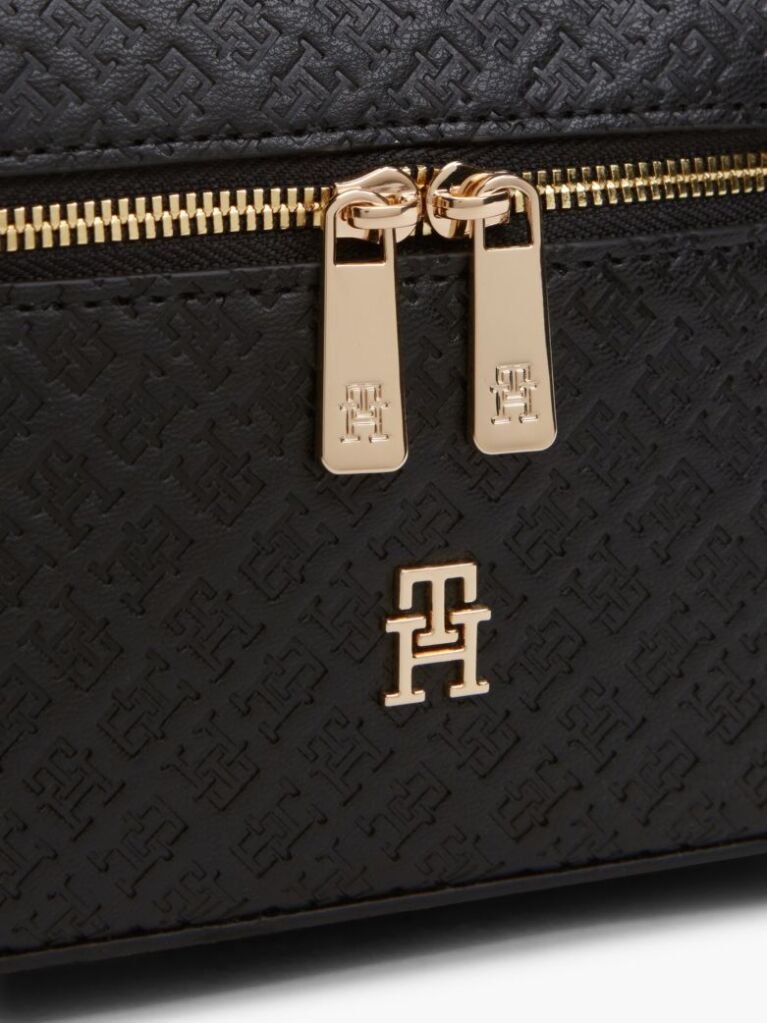 Black Hilfiger Icon Chain Strap Vanity Case  Women