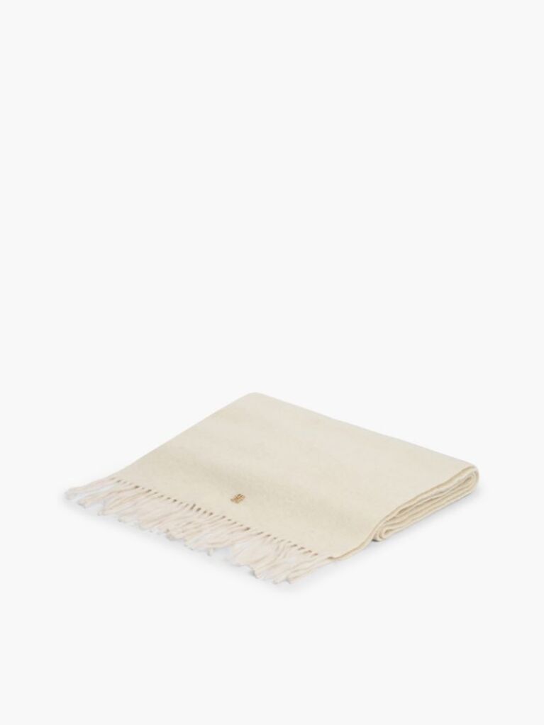 Beige Chic Pure Wool Scarf  Women