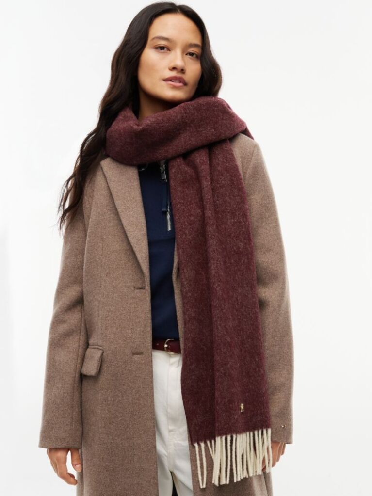 Red Chic Pure Wool Scarf  Women