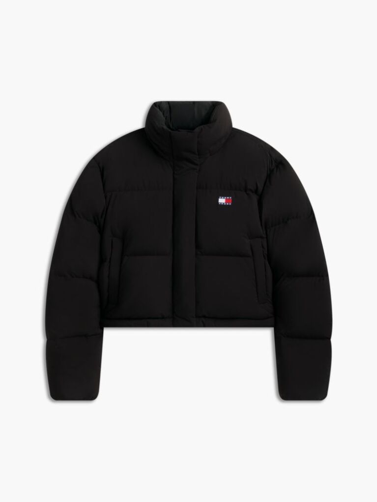 Black Down Relaxed Alaska Puffer Jacket  Women