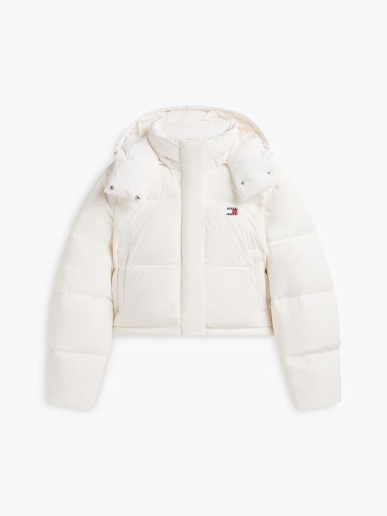 White Down Relaxed Alaska Puffer Jacket  Women