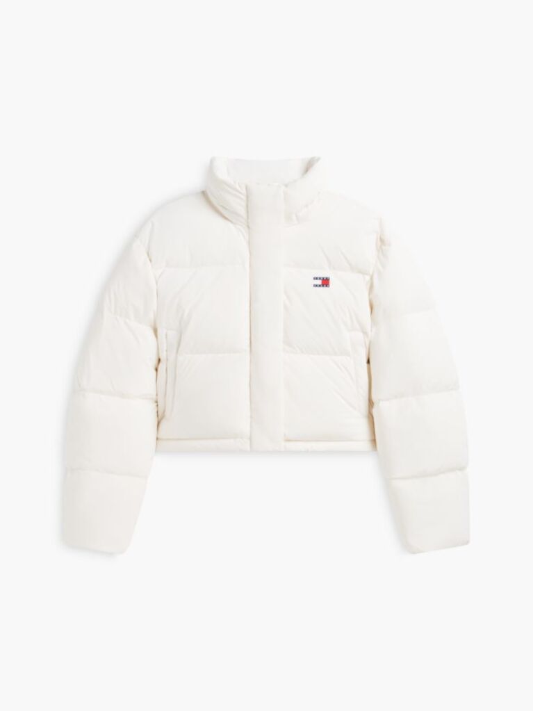 White Down Relaxed Alaska Puffer Jacket  Women