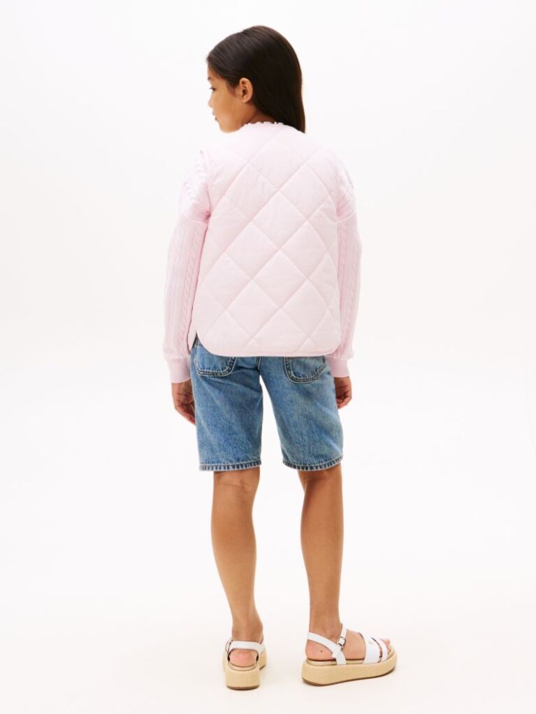 Multi Reversible Quilted Vest  Girls