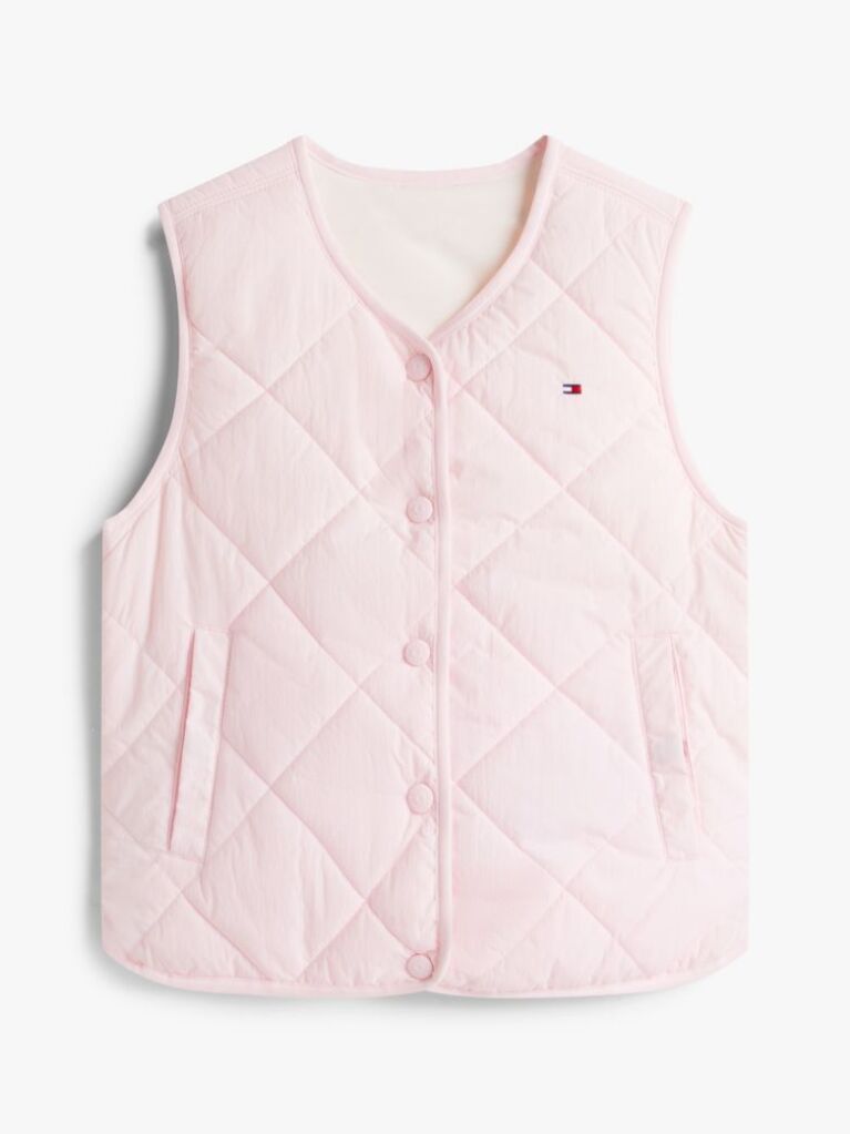 Multi Reversible Quilted Vest  Girls