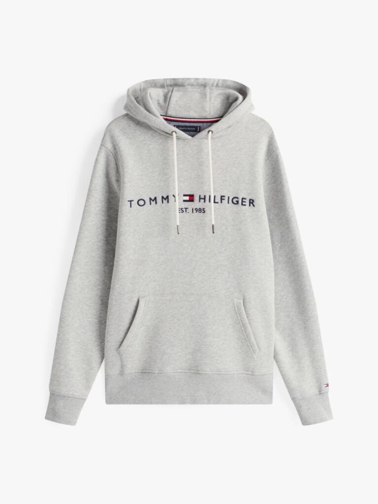 Grey TOMMY LOGO HOODY  Men
