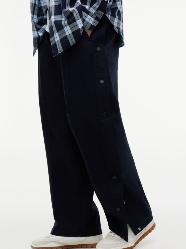 Blue Tommy Hilfiger x FRGMT Snap-Button Relaxed Chinos  Men