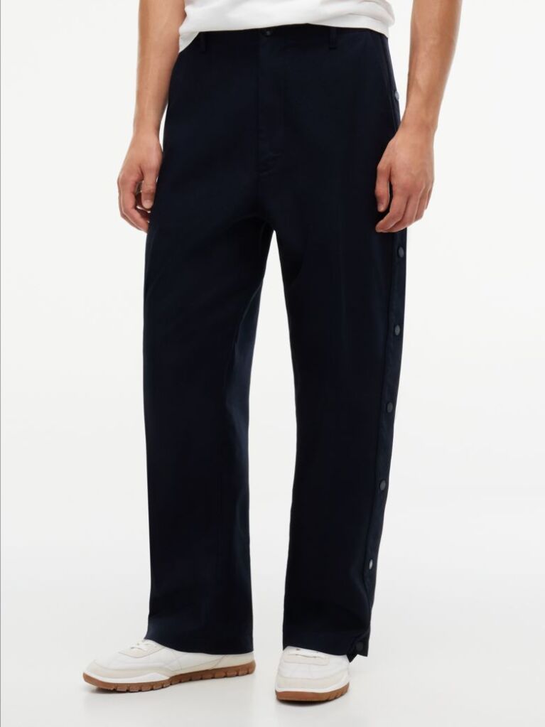 Blue Tommy Hilfiger x FRGMT Snap-Button Relaxed Chinos  Men