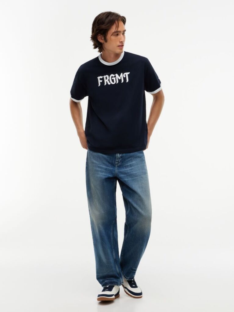 Blue Tommy Hilfiger x FRGMT Relaxed Ringer T-Shirt  Men