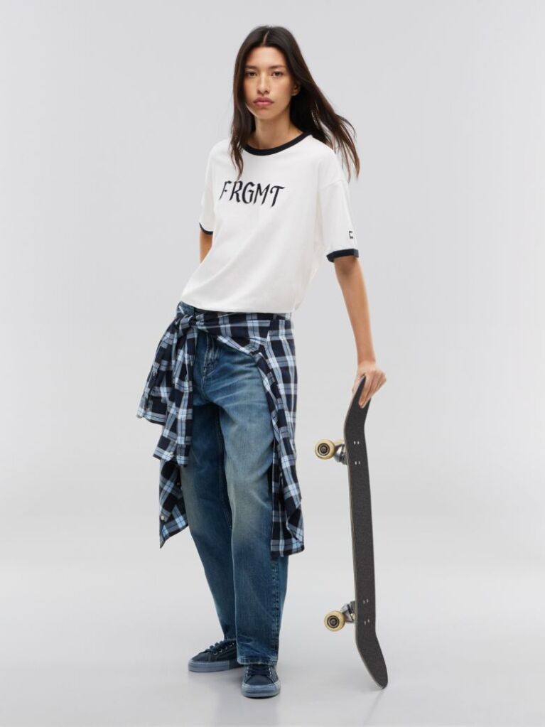 Beige Tommy Hilfiger x FRGMT Relaxed Ringer T-Shirt  Men