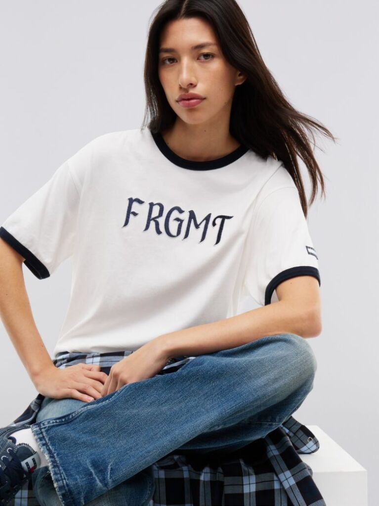 Beige Tommy Hilfiger x FRGMT Relaxed Ringer T-Shirt  Men